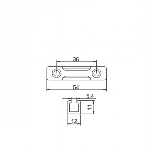 撫州XZ-SK11 塑鋼推拉鎖座